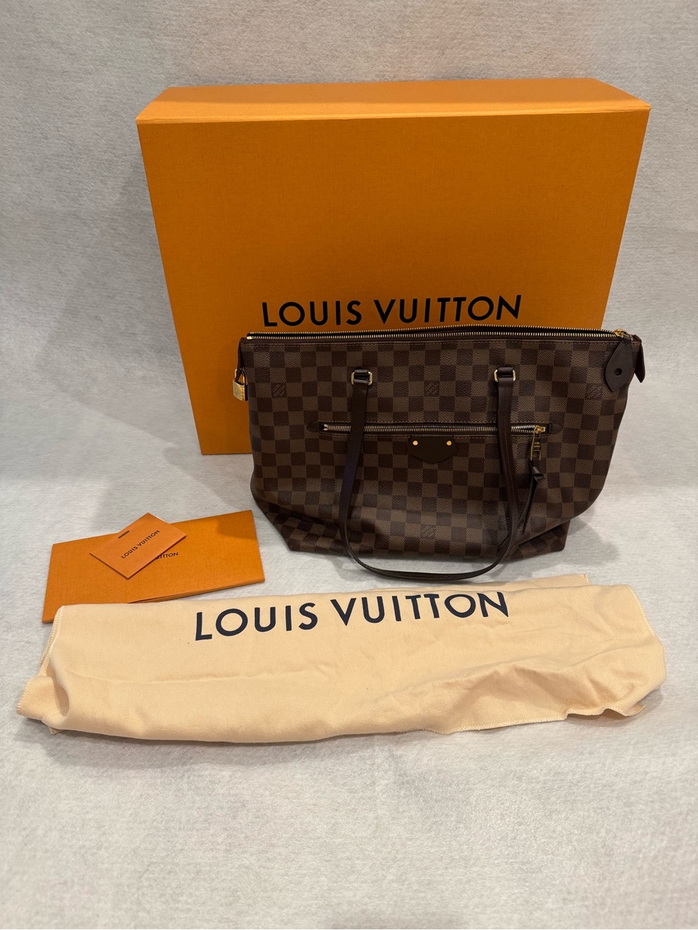 Authentic Louis Vuitton Damier Ebene Iena PM